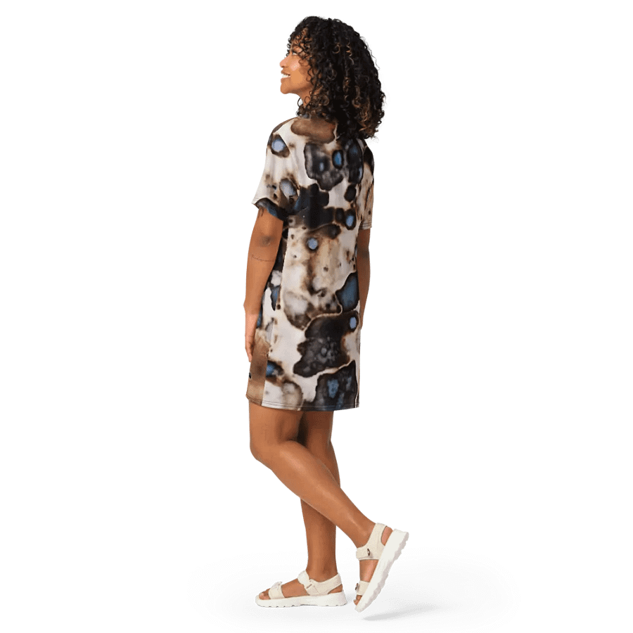 Funky Watercolor T Shirt Dress product image (11)