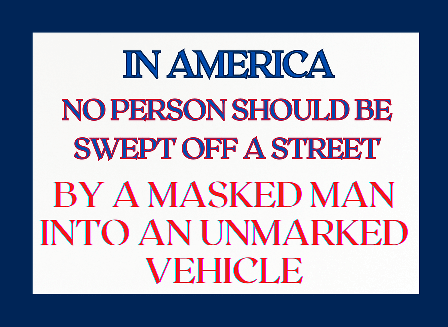 No Kings Day Is Every Day - No Masked Men No Unmarked Vans in America product image (2)
