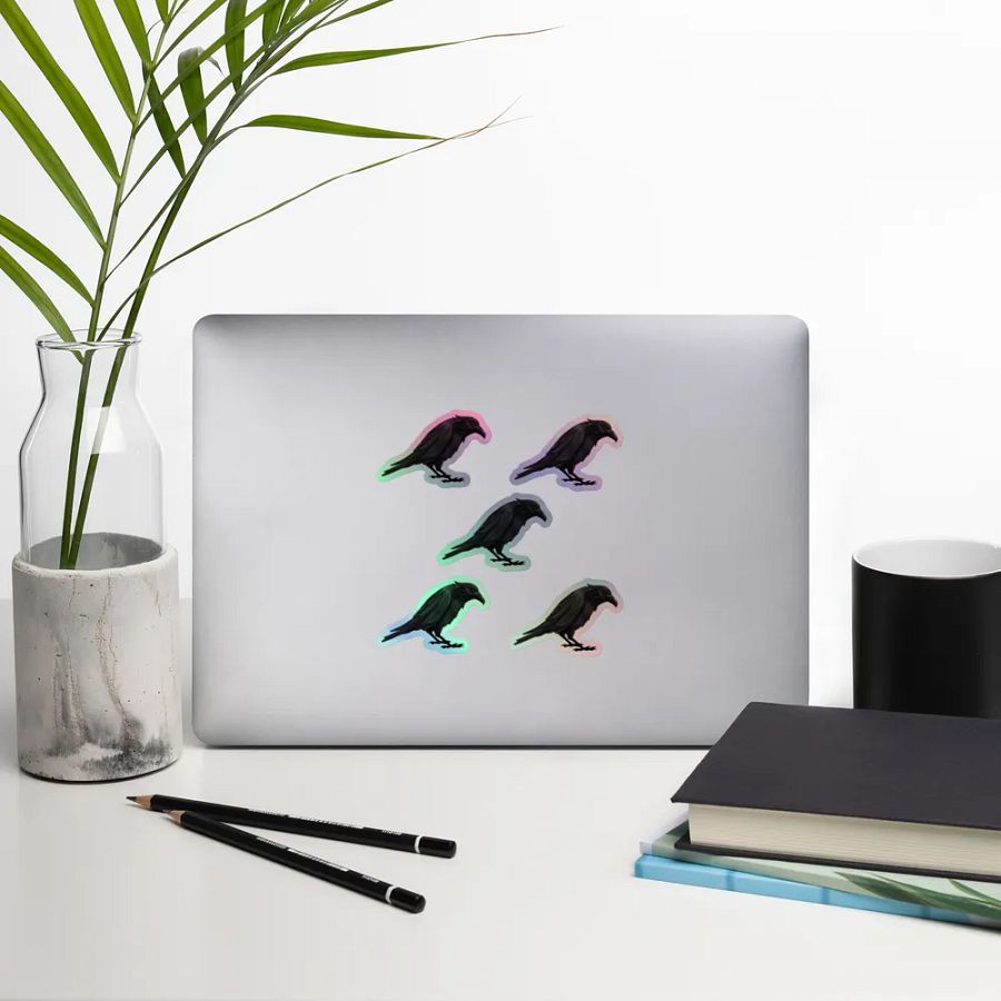 Raven Foil Stickers product image (10)