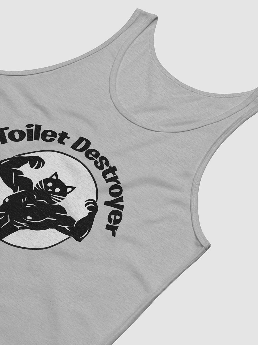 Toilet Destroyer Black Logo Tank Top product image (3)