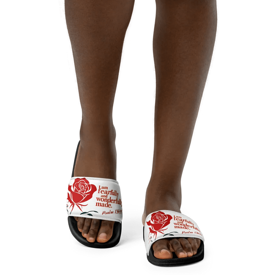 Fearfully and Wonderfully Made Women's Slides product image (6)