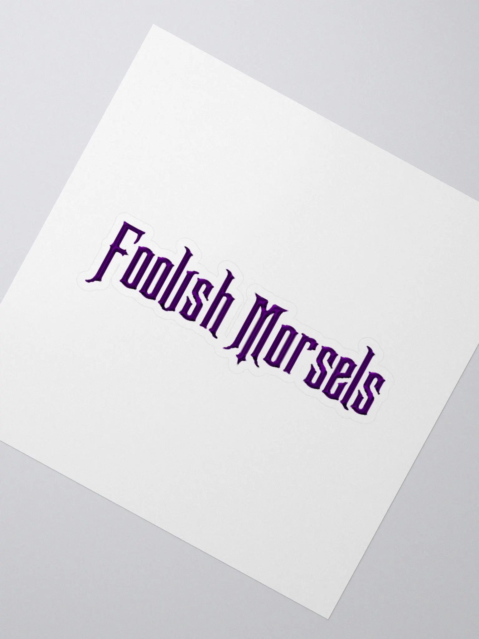 Foolish Morsels Sticker product image (2)