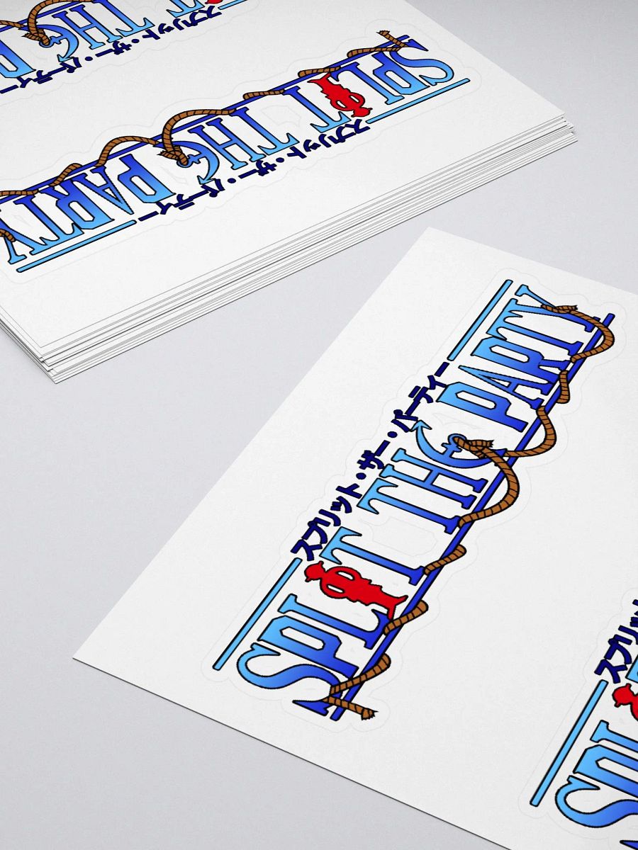 Splitty D. Party (2 Pack) - Kiss Cut Parody Logo product image (4)