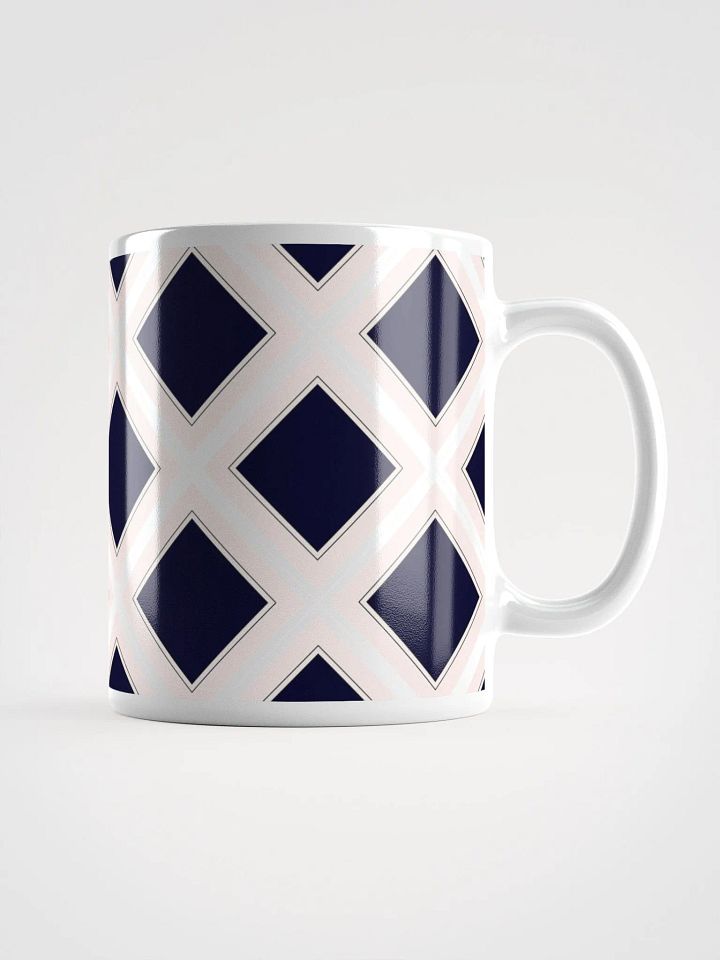 Black Diamonds Surrounded By White White Mug product image (1)