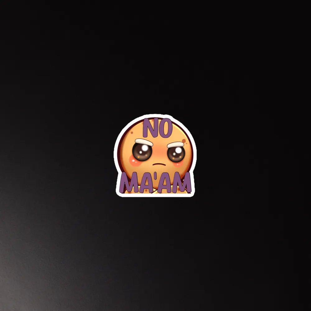 NO MA'AM Magnet product image (3)