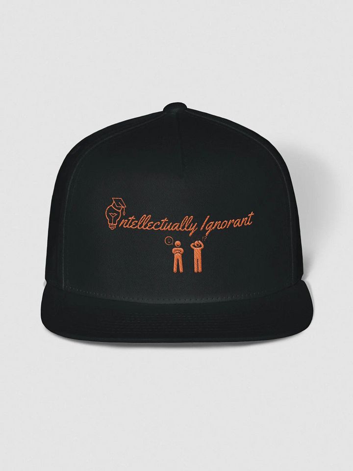 Orange logo snapback cap product image (1)