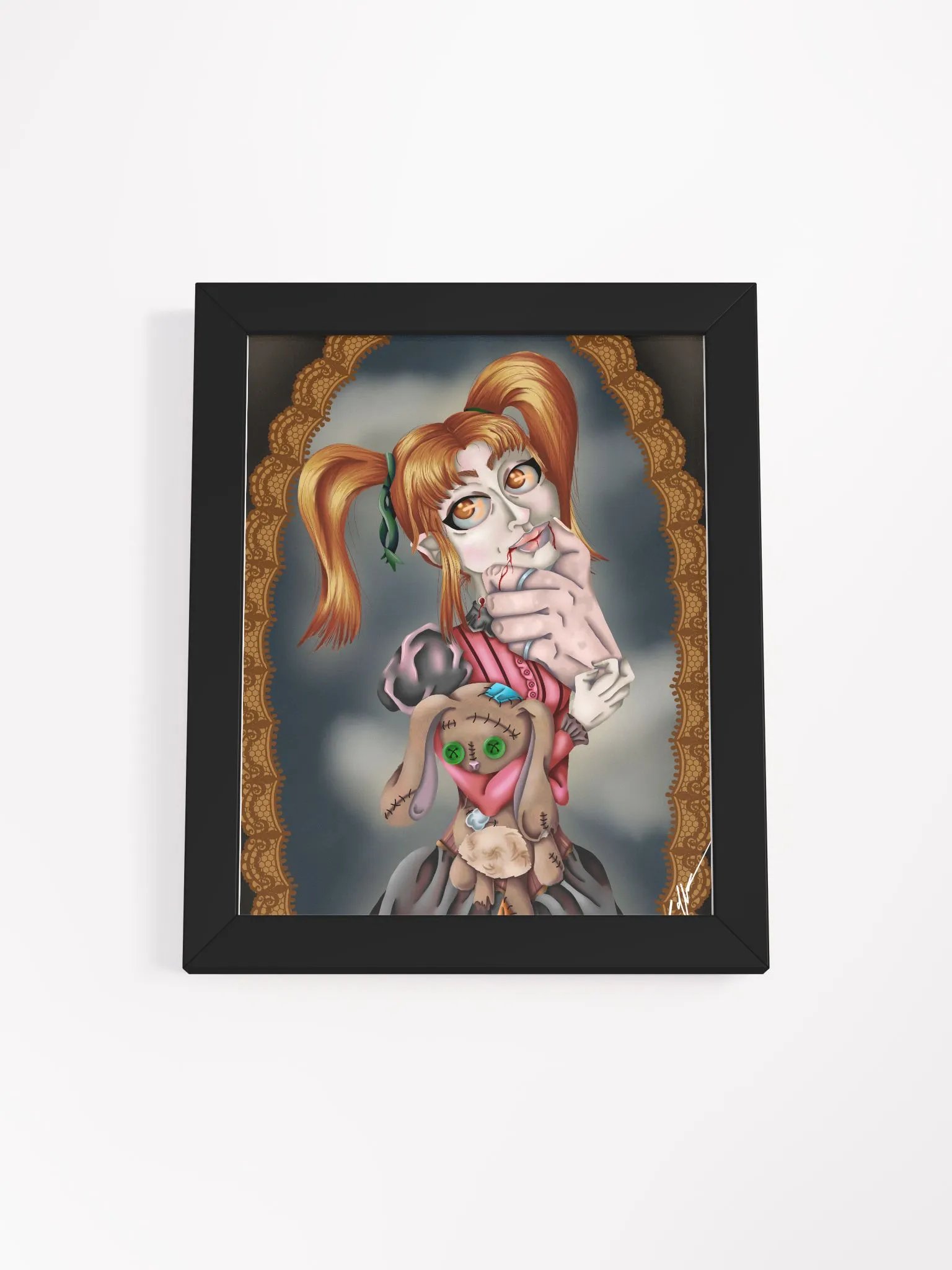 Framed Gaunt Vampire Babydoll product image (1)