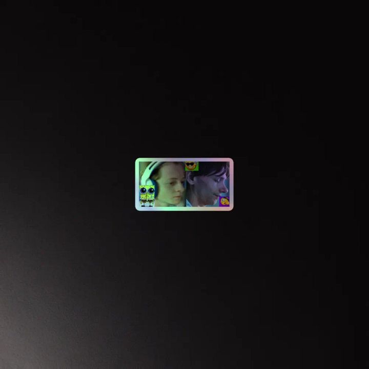 cool holo sticker product image (2)