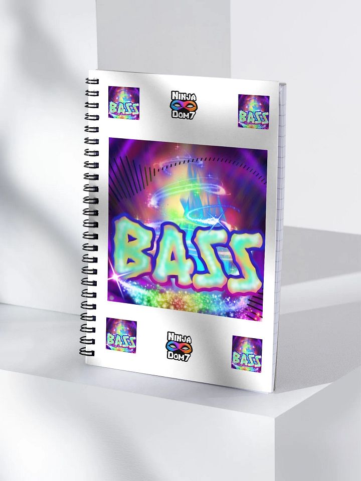 Hyper Bass Spiral Notebook product image (1)