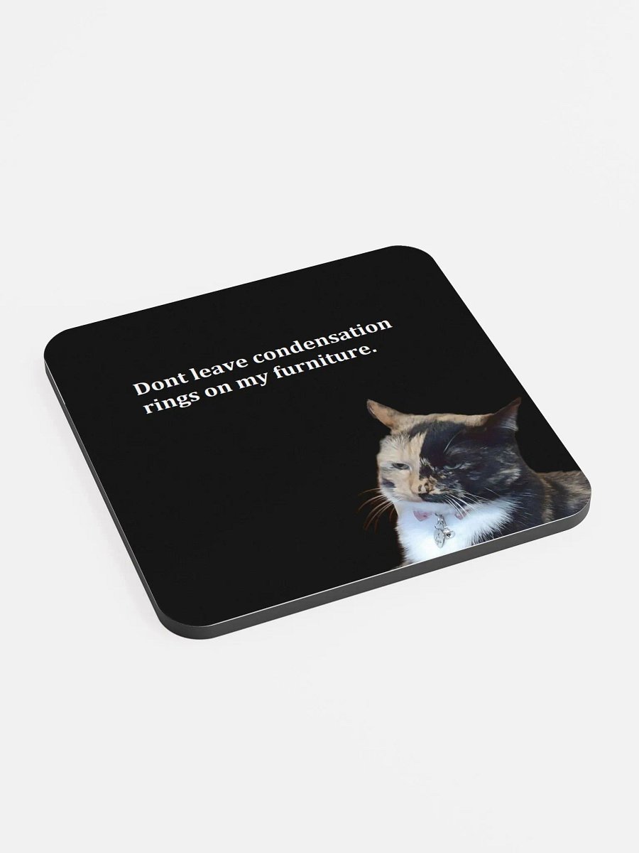 Threatening Lyra Glossed Cork Drink Coaster product image (3)