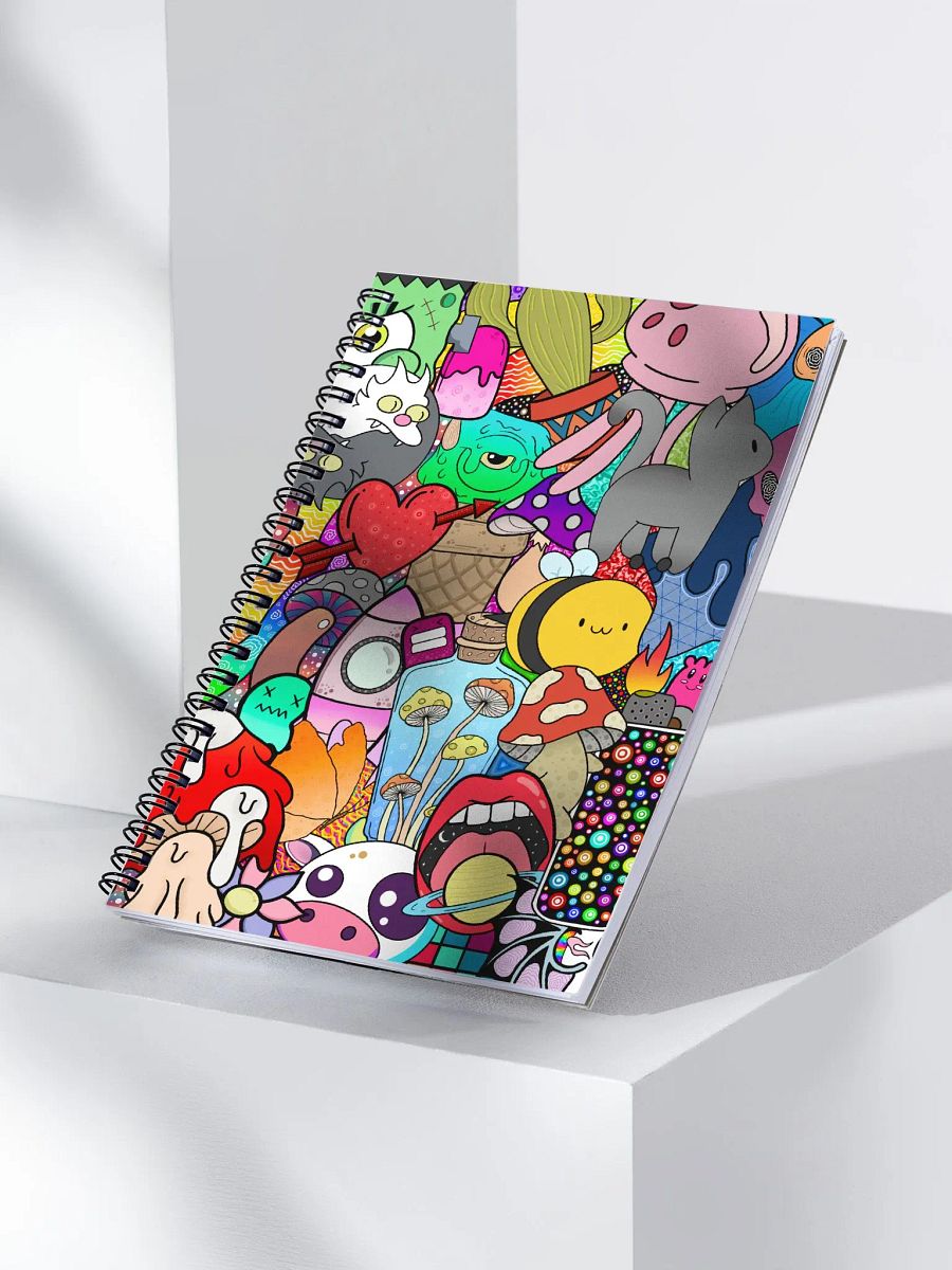 Trippy Collage Notebook product image (3)