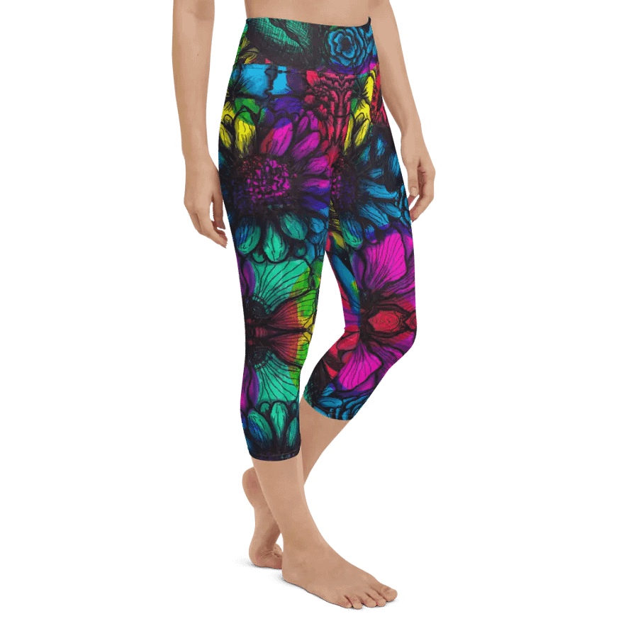 Tie-dye Flower Leggings product image (4)