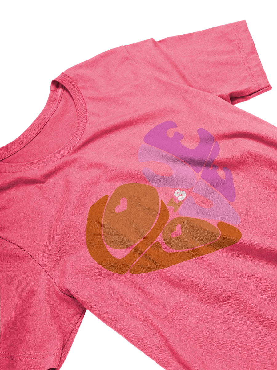Lesbian Love is Love big print tee product image (3)