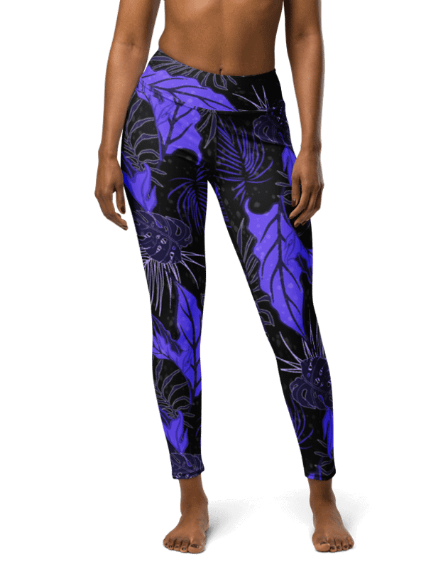 Tropical Lace yoga leggings product image (1)