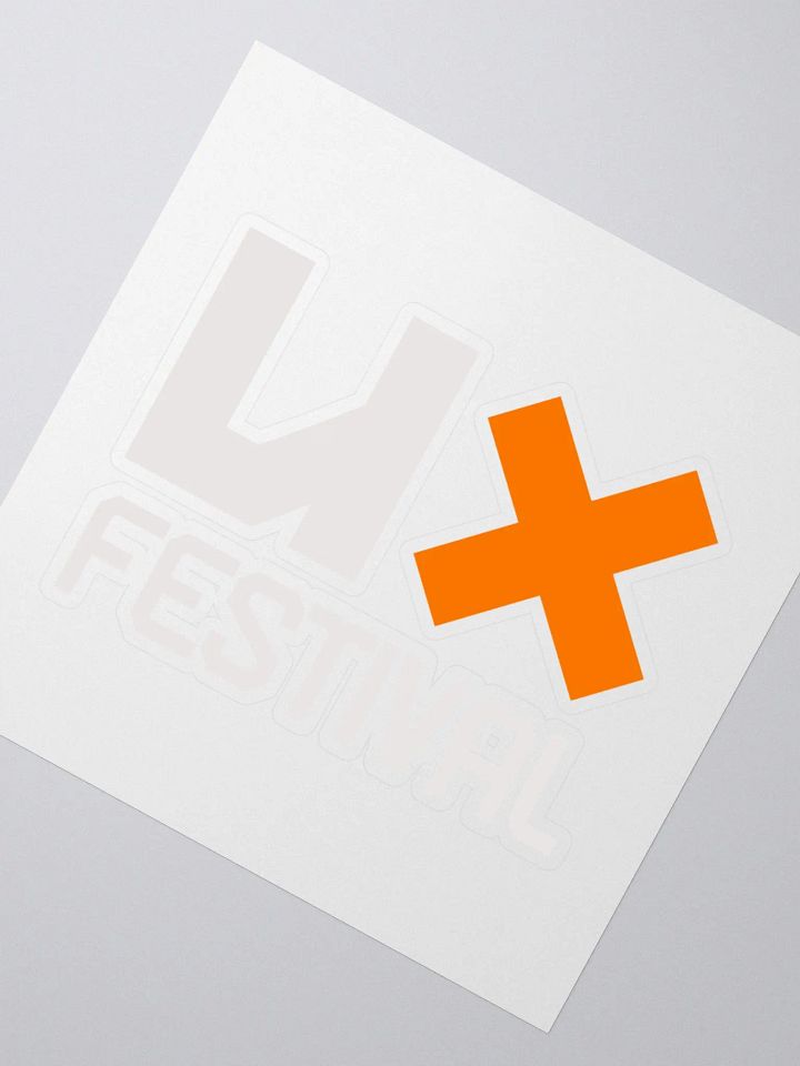 "UX FESTIVAL" Sticker product image (2)