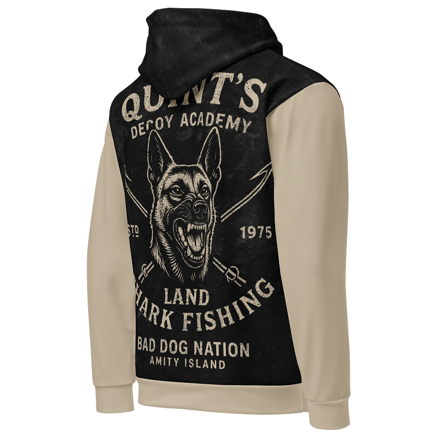 Quint's Land Shark Fishing - Premium Adult Unisex All Over Print Hoodie product image (3)