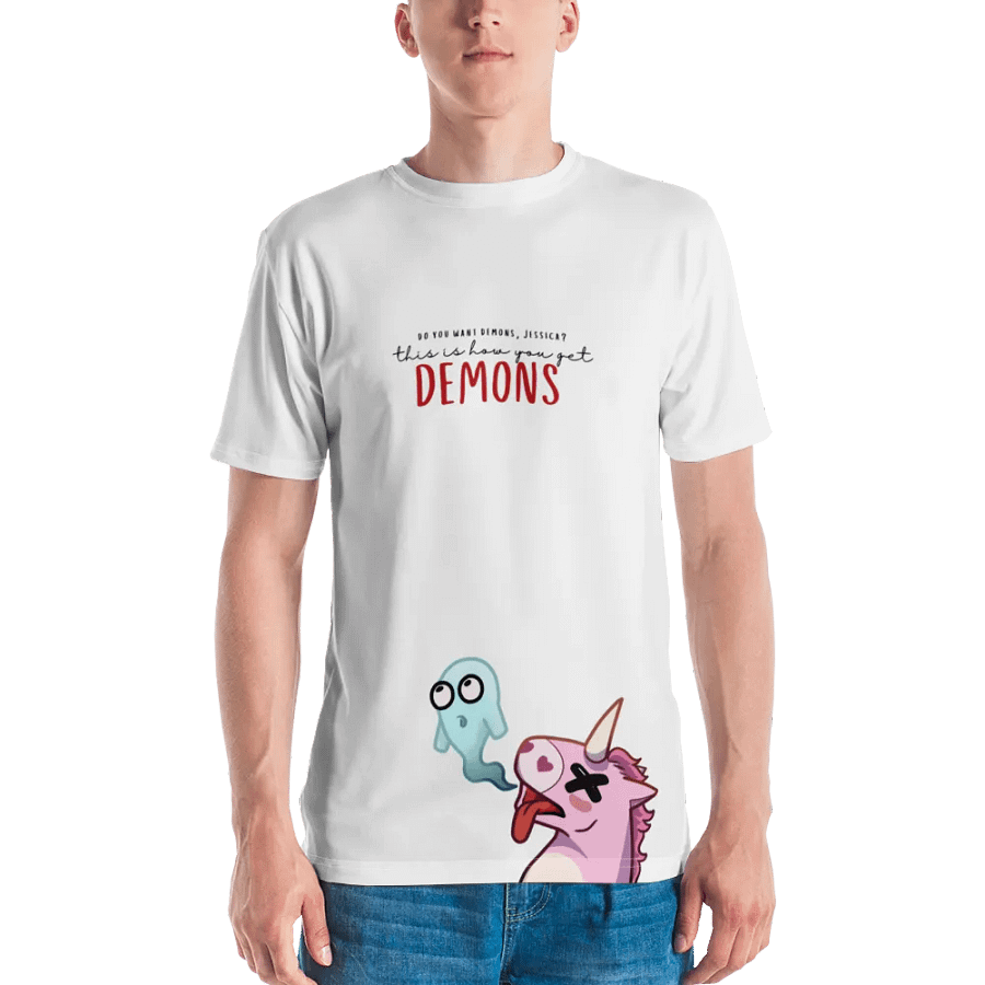 This is How You Get Demons All-Over T-Shirt, Light product image (3)
