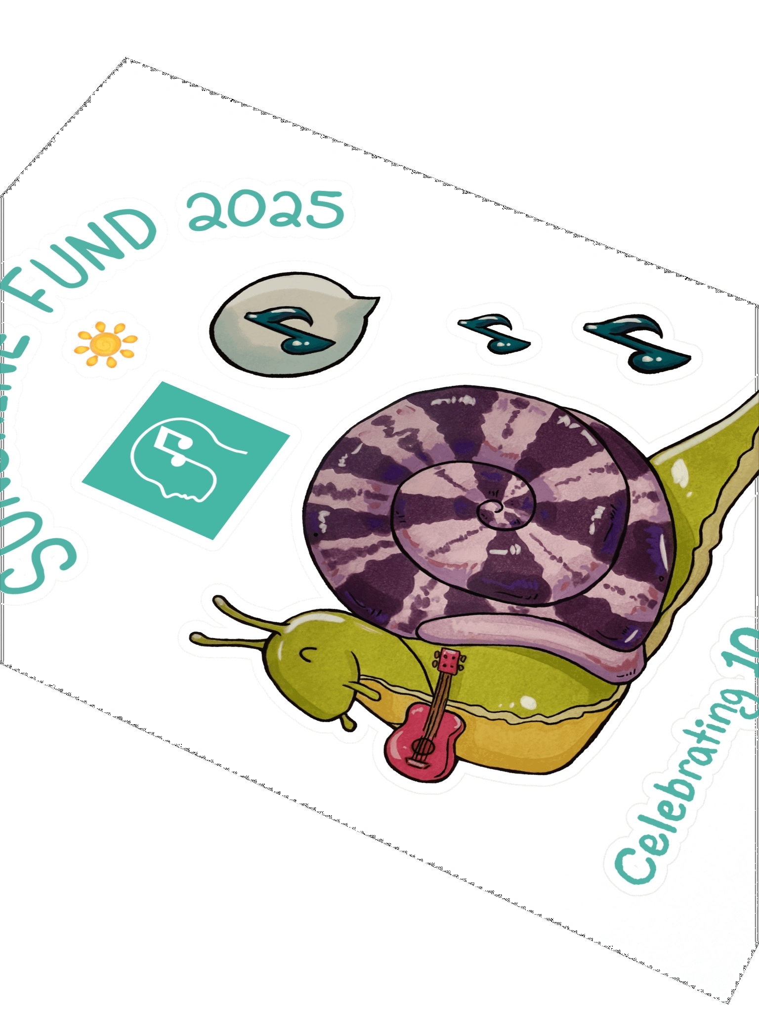 Sunshine Fund 2025 Sticker Sheet (Limited Edition) product image (3)
