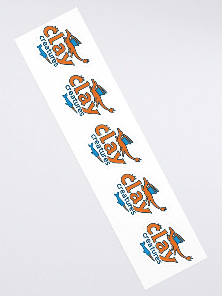 Clay Creatures Kiss Cut Stickers (Set of 5) product image (2)