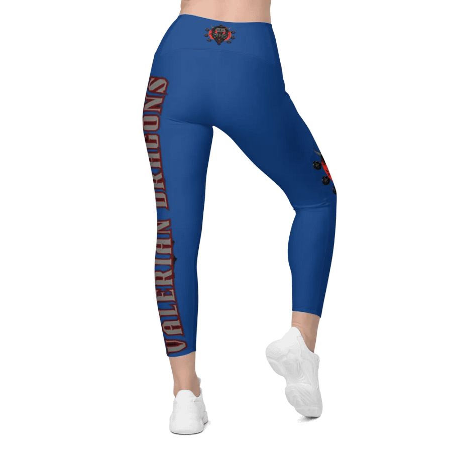 BLUE demon soul square up women's pocket leggings product image (2)