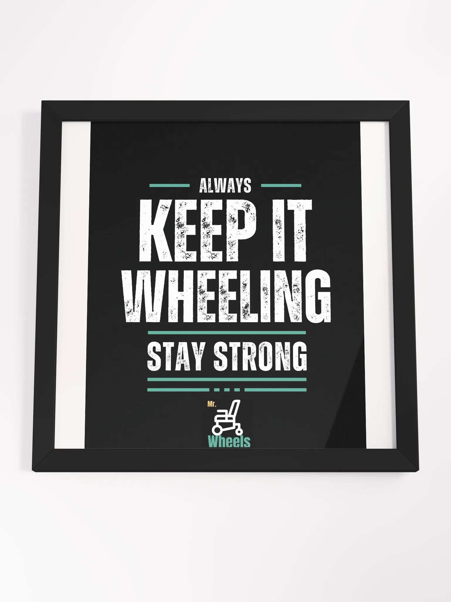 Wheelchair Motivation Framed Poster product image (4)