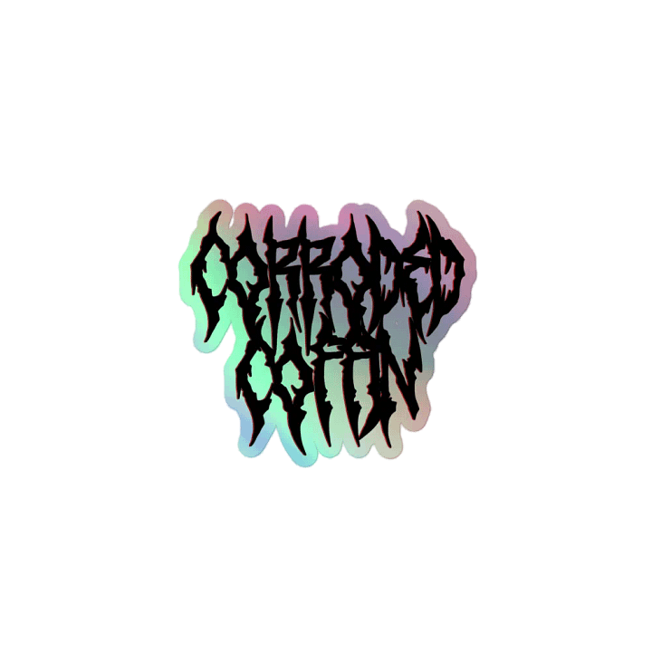 Corroded Coffin - Holo Sticker product image (1)