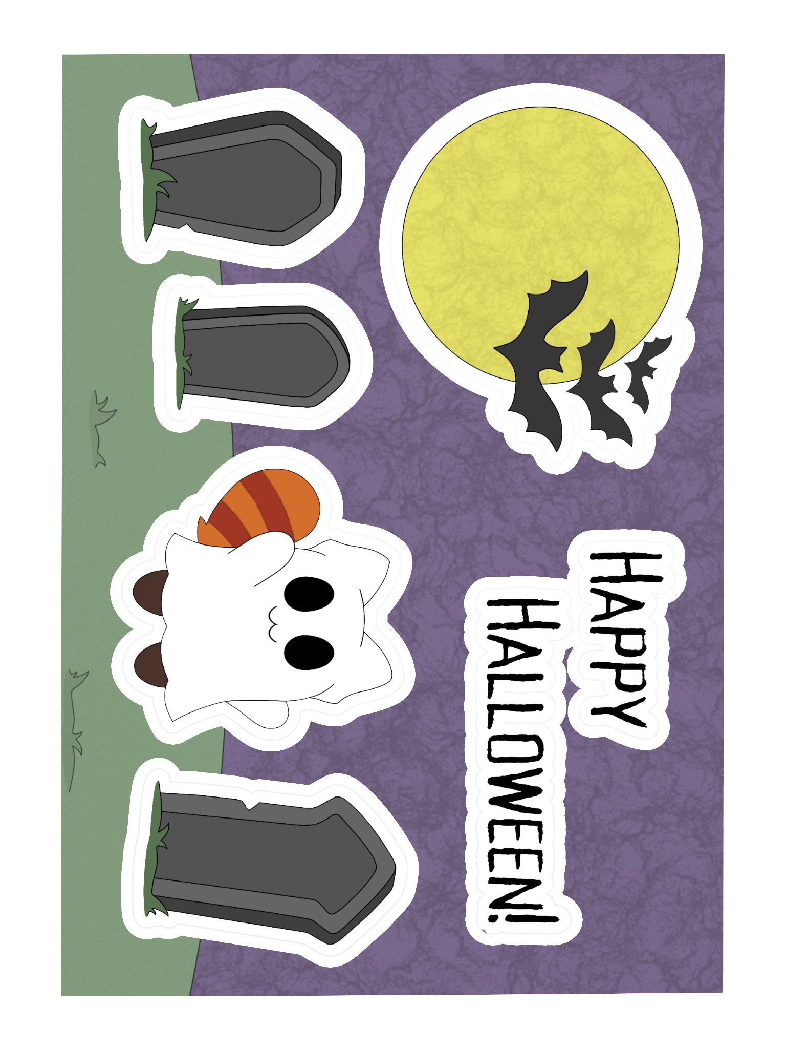 Graveyard Sticker sheet product image (3)