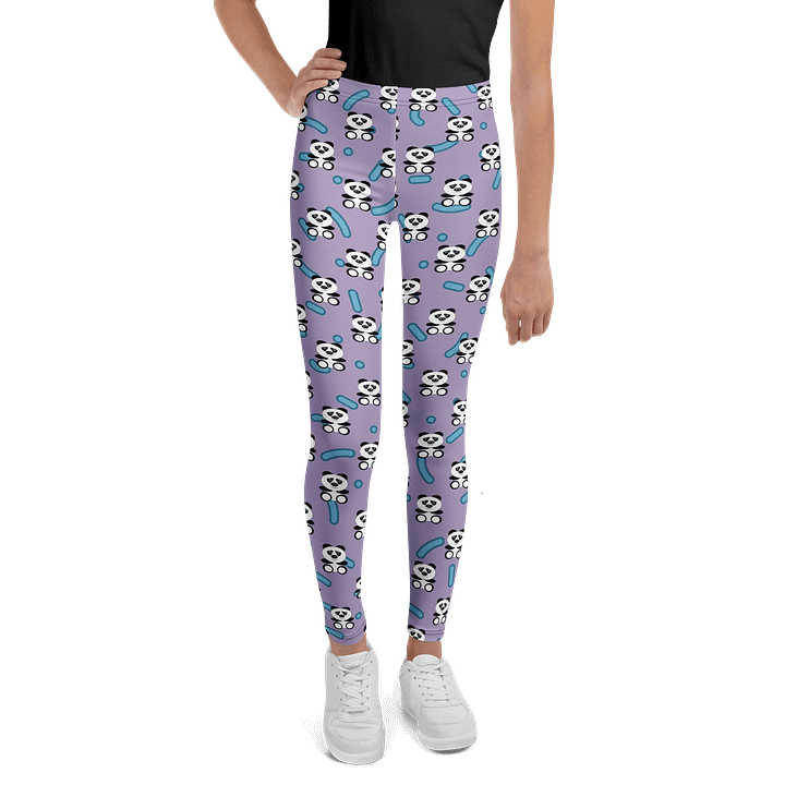 Bamboo Panda Dreams Youth Leggings product image (1)