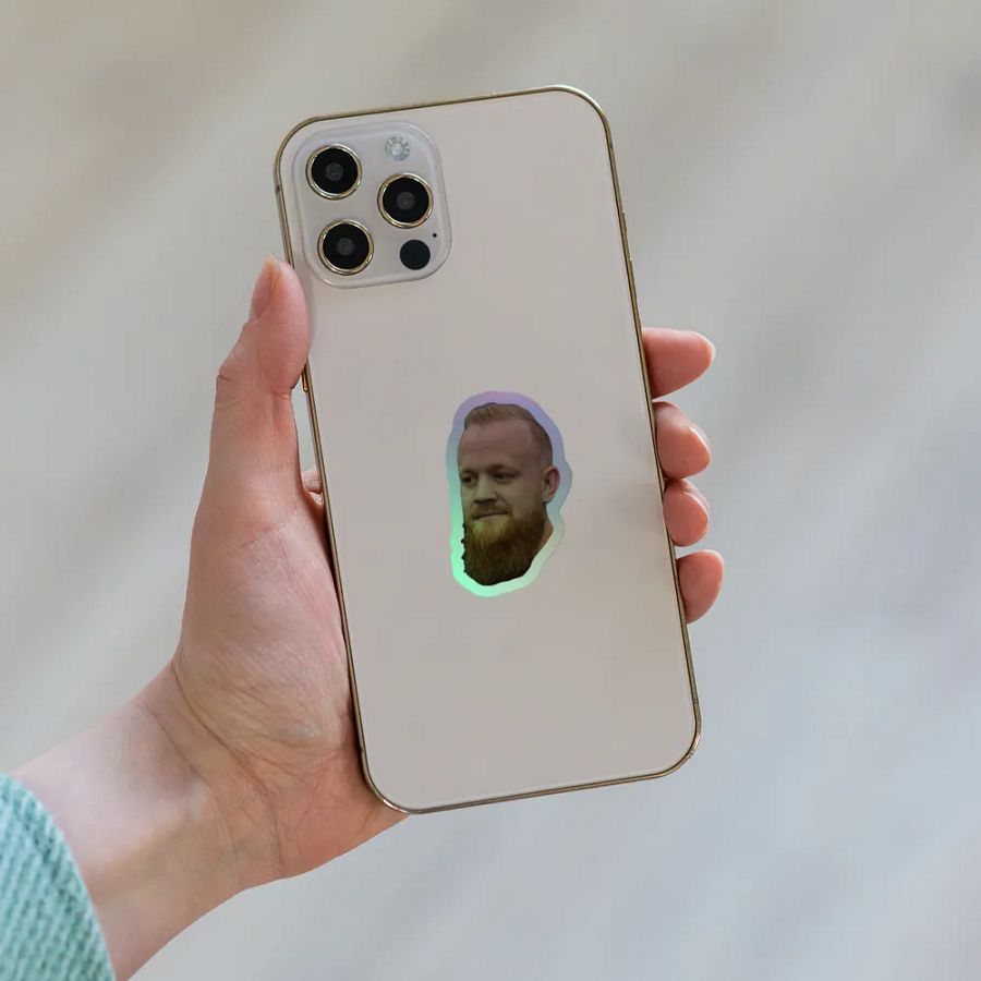 Head sticker (holographic) product image (6)