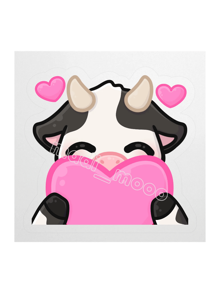 Cow Love Sticker product image (1)