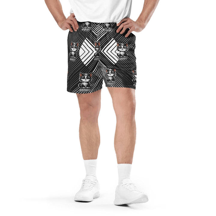 Buddy All-Over Print Recycled Unisex Mesh Shorts product image (1)