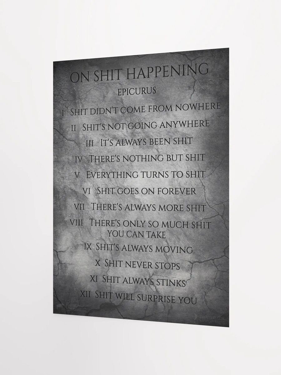 On SH!T Happening (Matte Poster) product image (3)