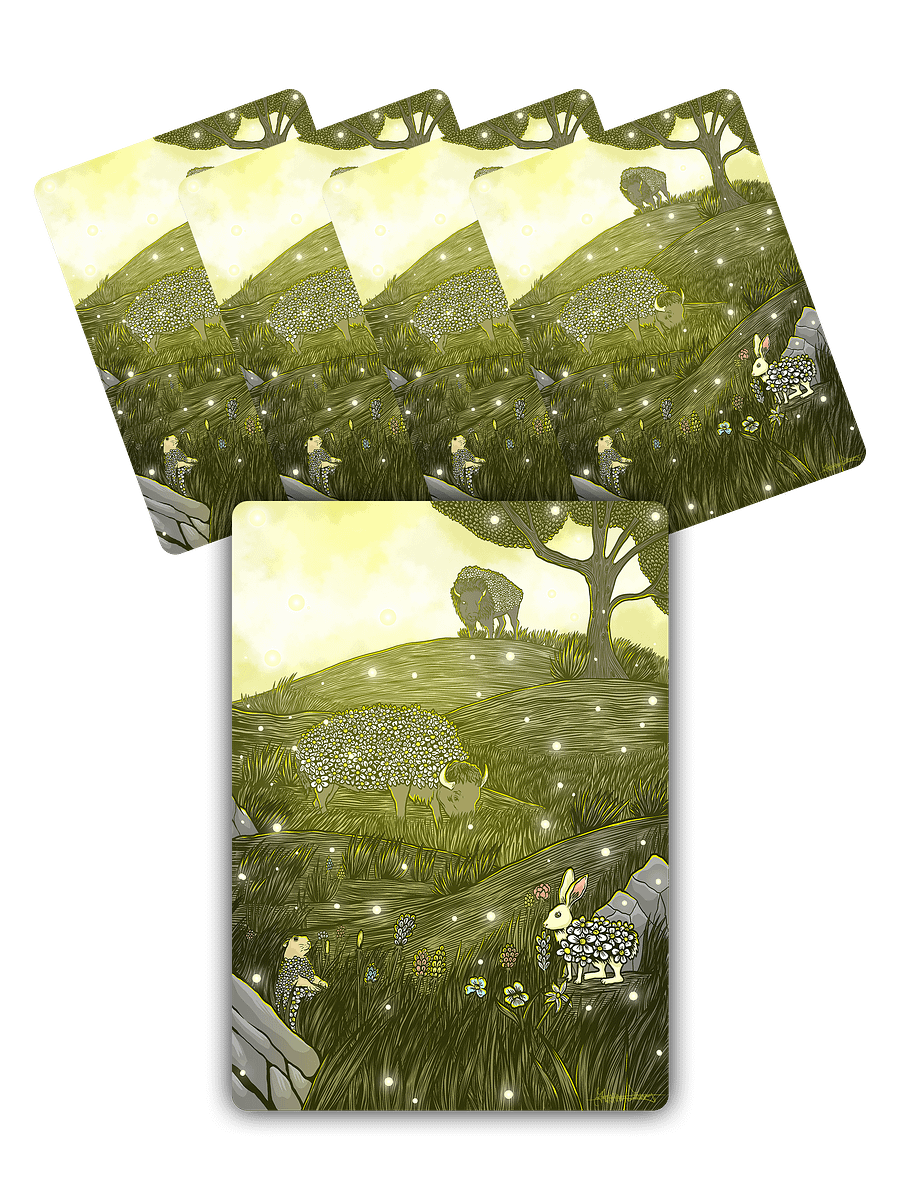 Overgrown Animal Basic Plains Lands Proxy Set product image (2)
