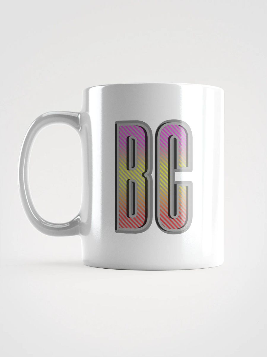 BC British Colombia Block Letters Vibrant Striped Mug product image (1)