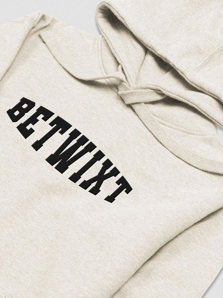 Betwixt Varsity Hoodie Black Thread product image (1)