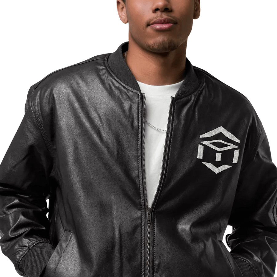 TET Leather Bomber Jacket product image (6)