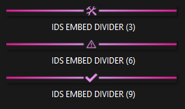 Pinkie Embed Divider Bars product image (3)