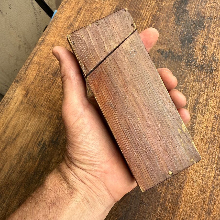 🎎 Antique Japanese Wooden Storage Box with Pivot Lid – Mid-Showa Era – Japan Antique Roadshow product image (8)