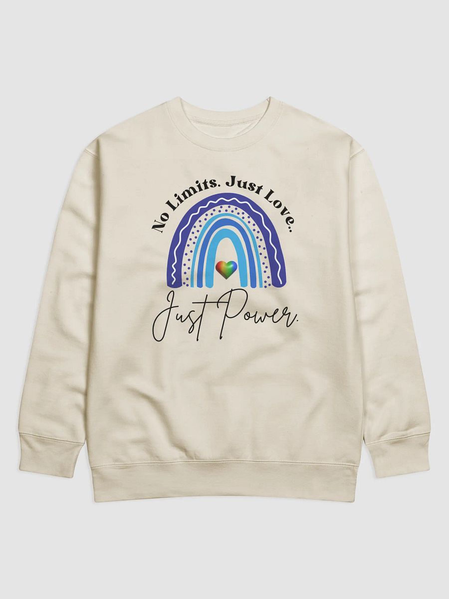 No Limits. Just Love. Just Power. Rainbow Autism Heritage Sweatshirt product image (3)