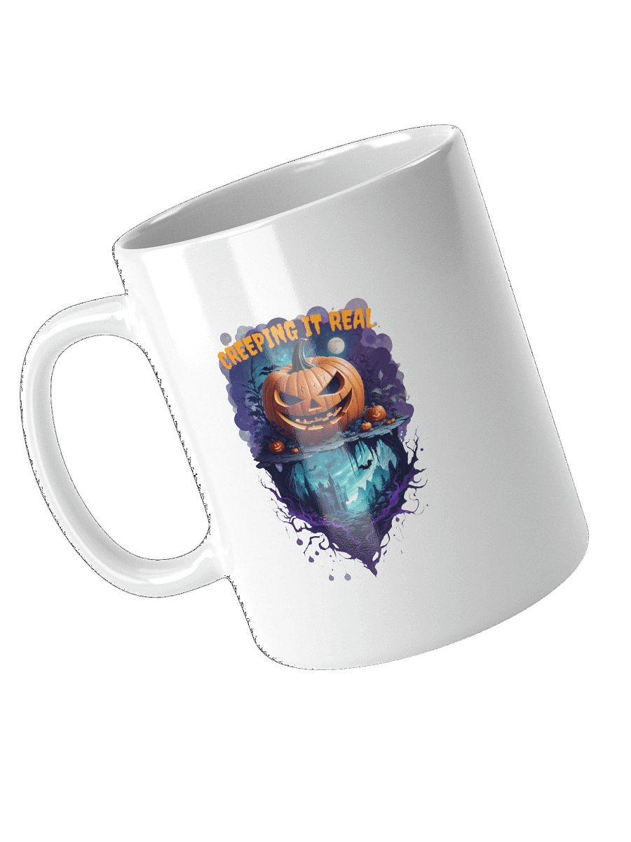 Creeping It Real Halloween White Mug product image (12)