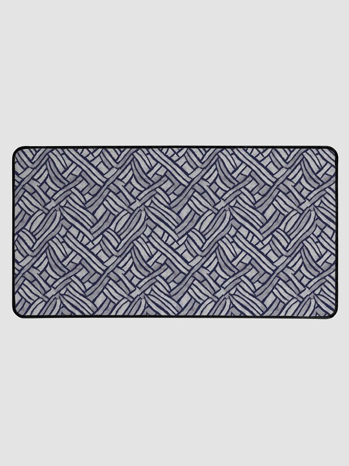 Grey Rectangles Desk Mat product image (1)