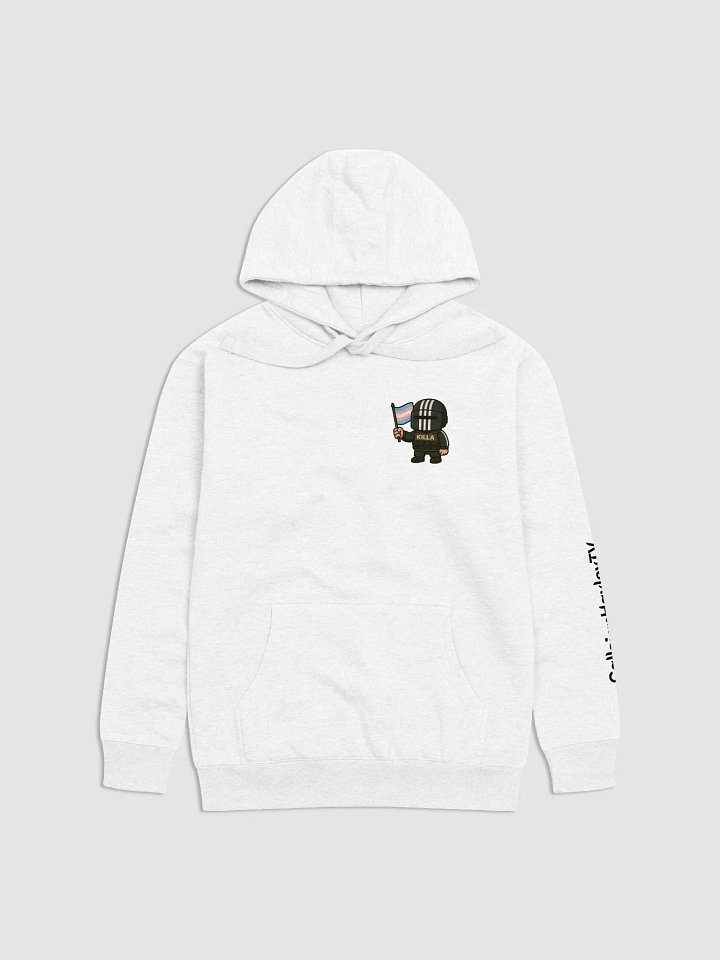 Raid With Pride – Trans Edition (White Hoodie) product image (1)
