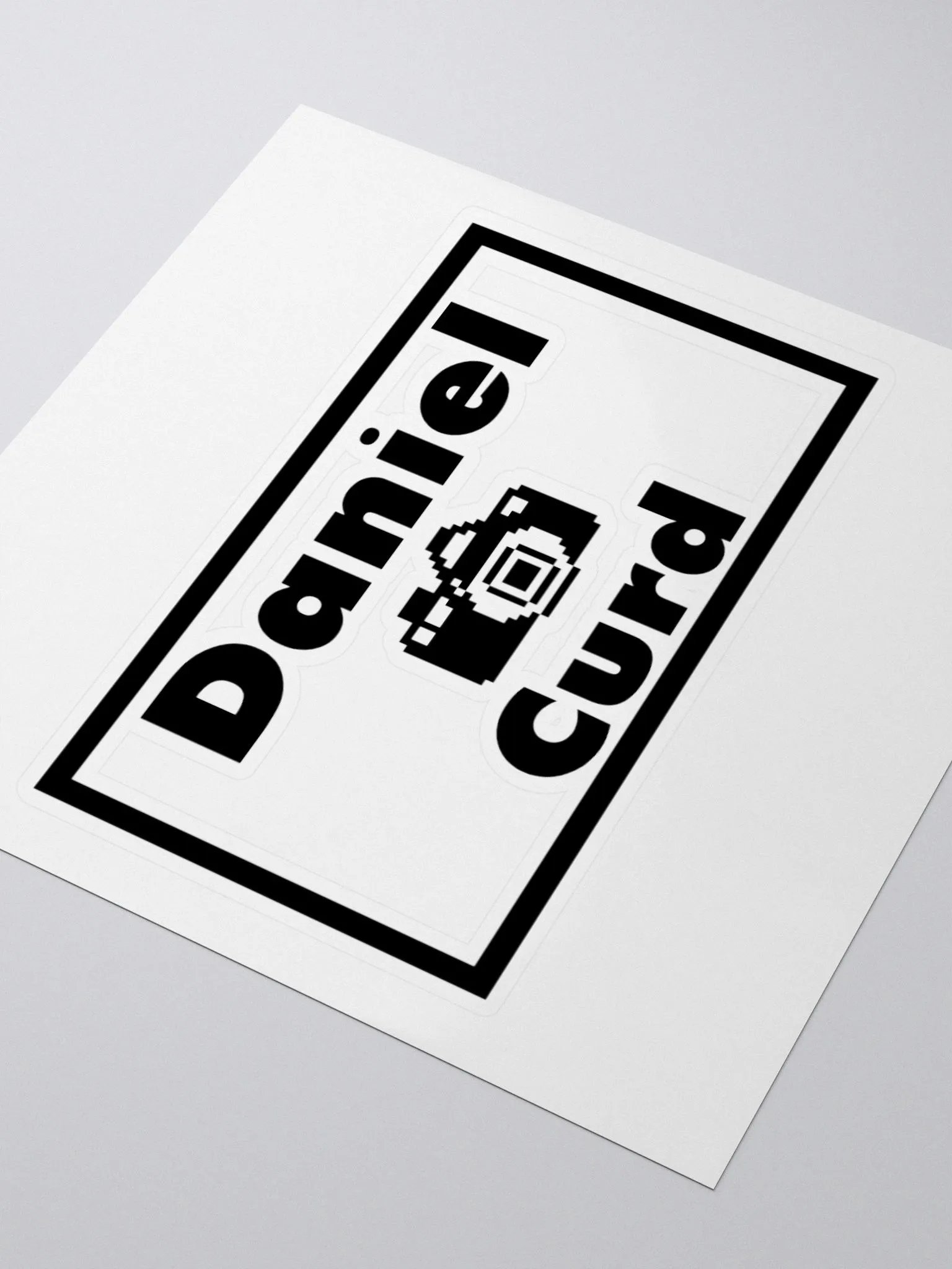 Daniel Curd Productions Black Sticker product image (3)