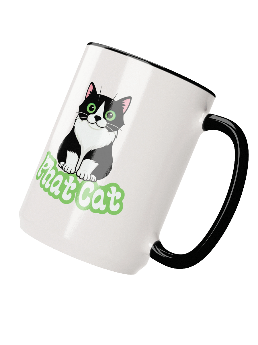 Phat Cat Mug (Green) product image (3)