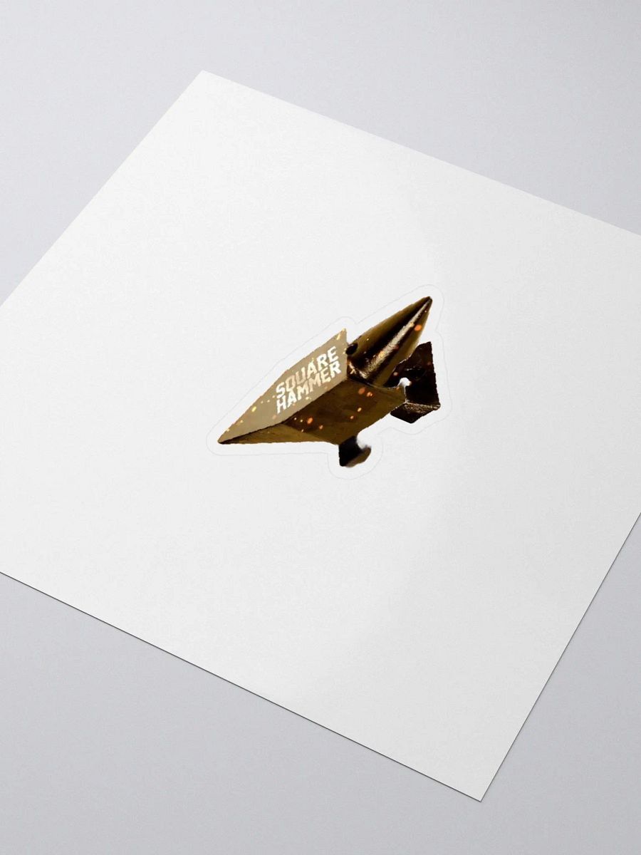 Square Hammer Anvil Kiss Cut Sticker product image (3)