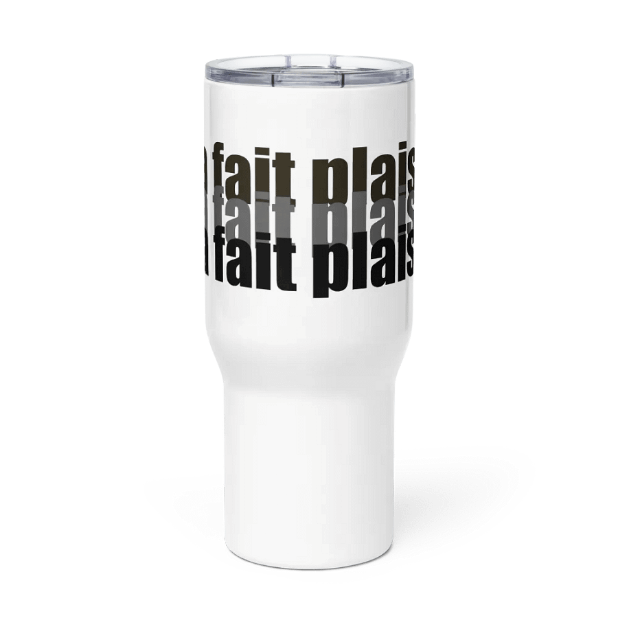 ''Ça fait plaisir'' Tasse de voyage avec poignée product image (2)