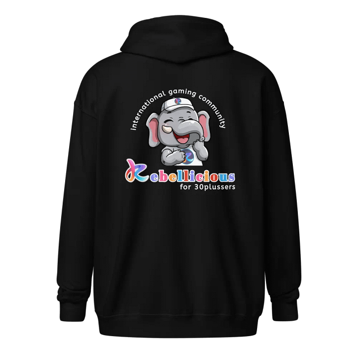 Rebellicious Laughing Zip Hoodie product image (2)