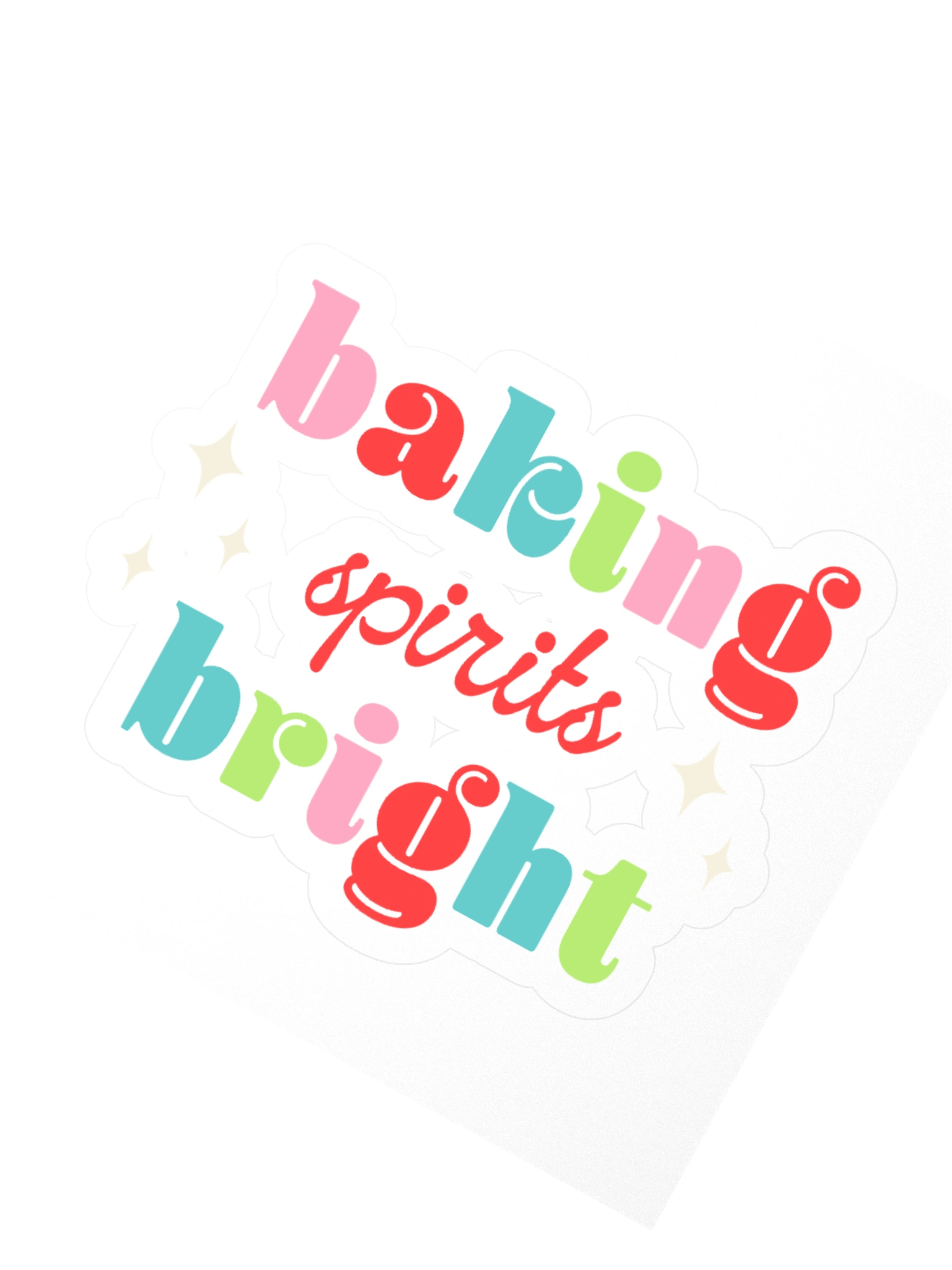 Baking Spirits Bright Sticker product image (2)
