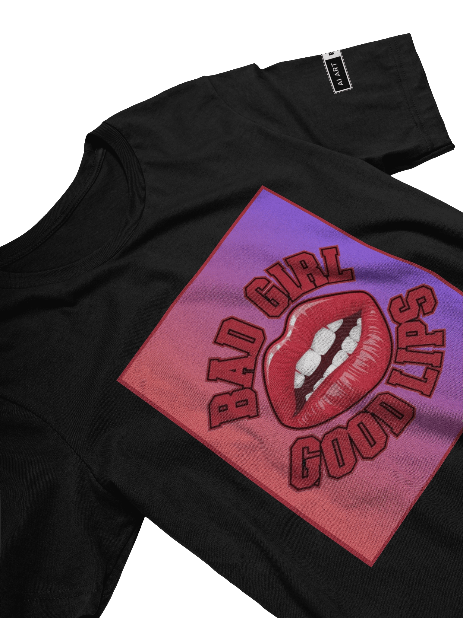 Women "GOOD GIRL GOOD LIPS" supersoft T-Shirt product image (3)