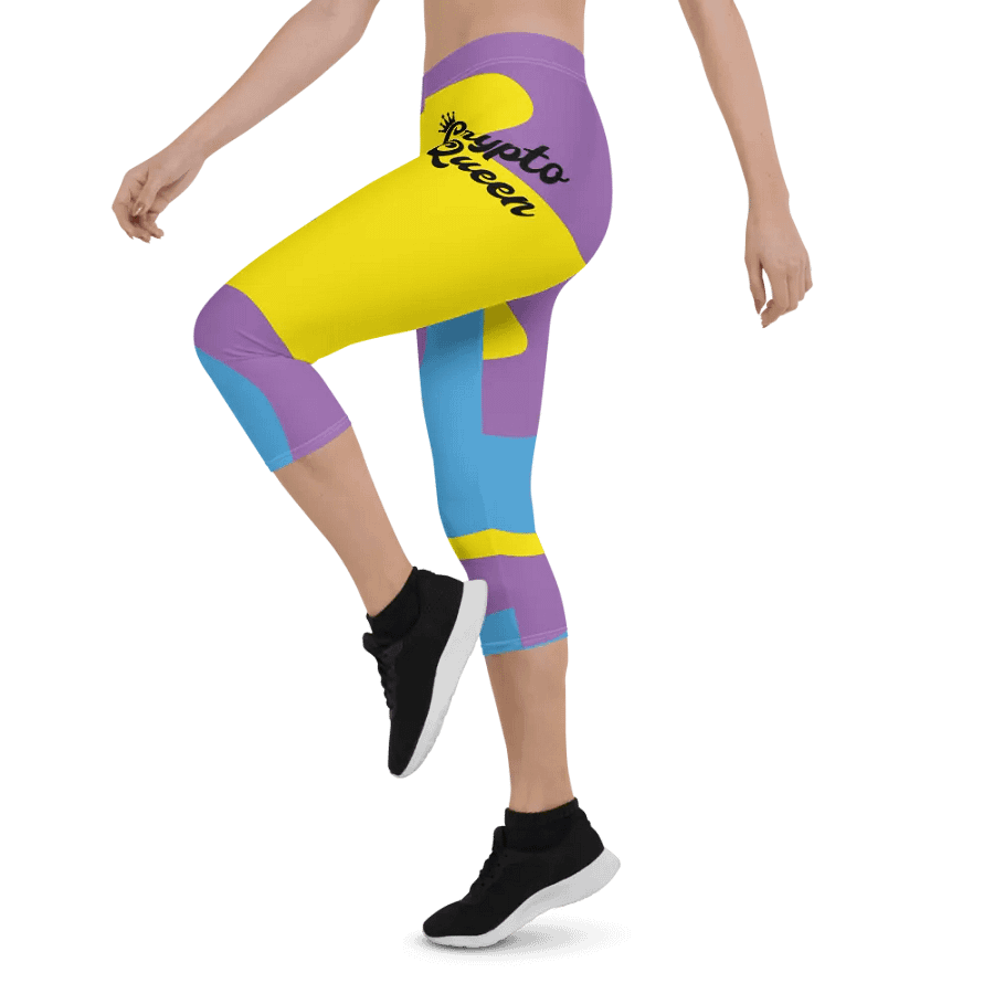 Royal Crypto Queen Capri Leggings product image (3)
